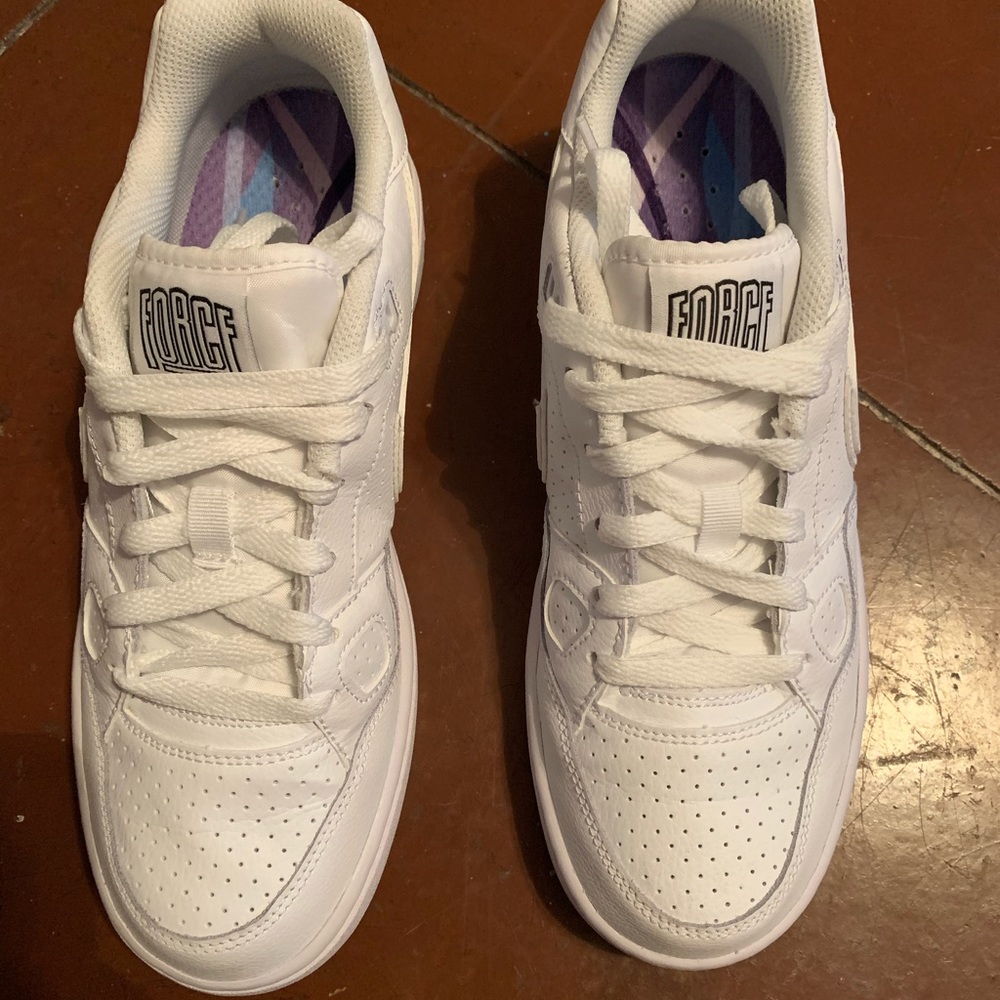 Triple White Nike Son of Force
